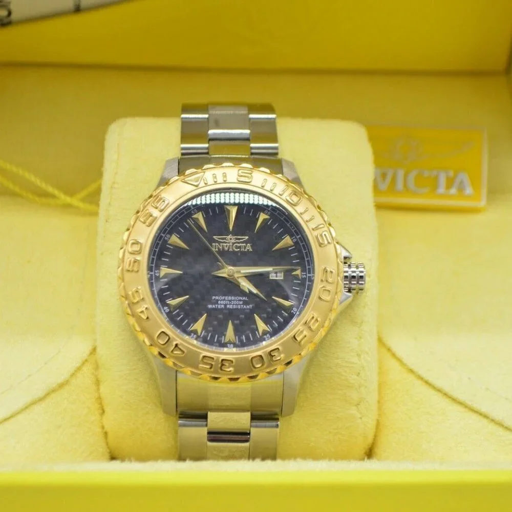 Invicta Pro Diver Ocean Ghost Men's Silver & Gold